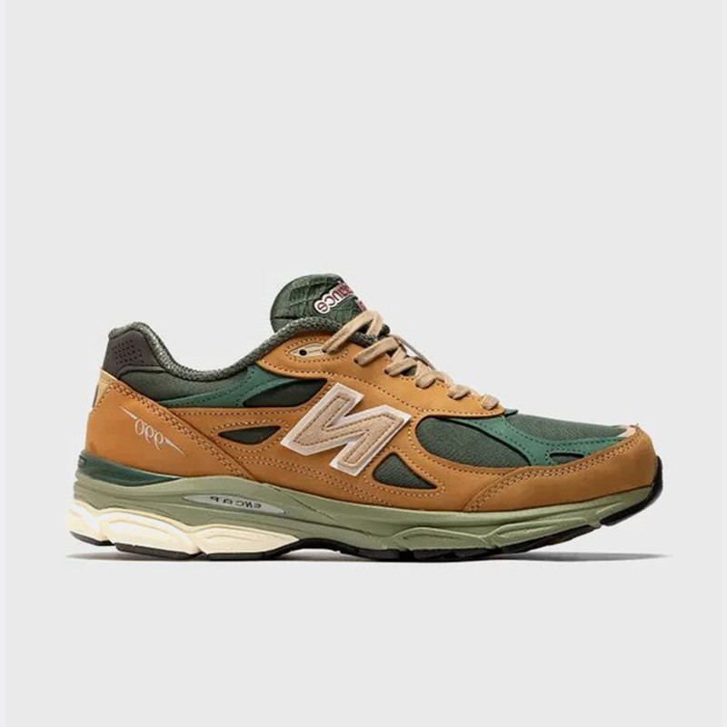 New Balance 990v3 Tan Green - Made in USA | M990WG3 | Grailify